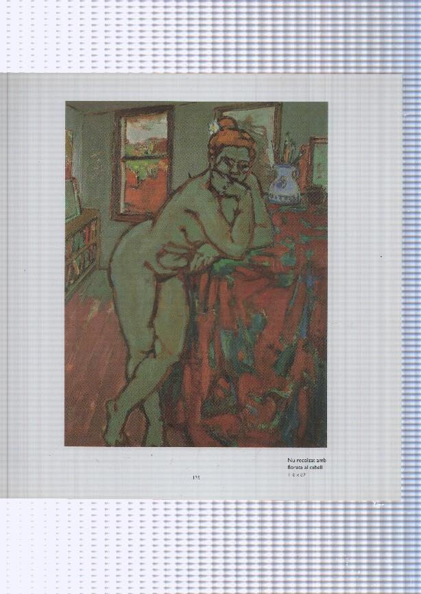 Teresa Llacer pagina 135/136: Nu recolzat amb floreta al cabell + La pintora en el seu taller