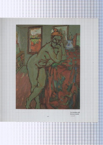 Teresa Llacer pagina 135/136: Nu recolzat amb floreta al cabell + La pintora en el seu taller