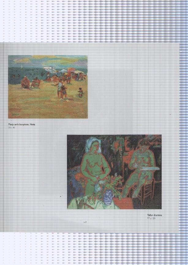 Teresa Llacer pagina 143/144: Platja amb banyustes + Taller d'artista + l'Elena