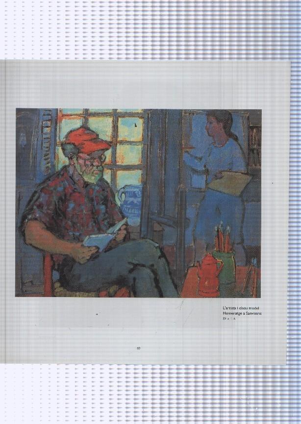 Teresa Llacer pagina 149/150: L'artista i elseu model Homenatge a Sanvisens + Autoretrat