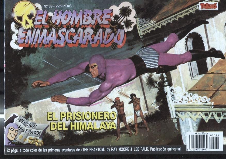 Ediciones B: El hombre enmascarado (The Phantom) numero 39: El prisionero del Himalaya