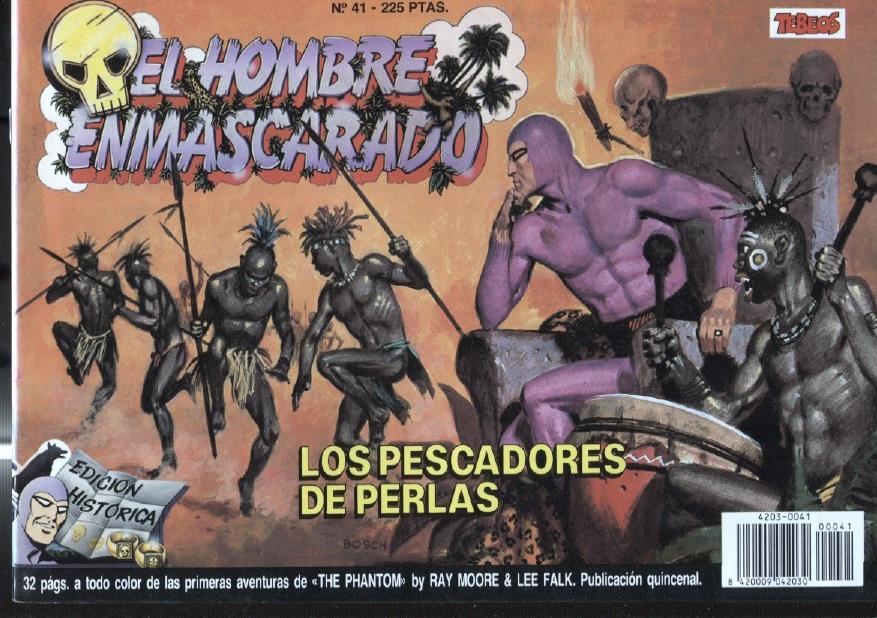 Ediciones B: El hombre enmascarado (The Phantom) numero 41: Los pescadores de perlas