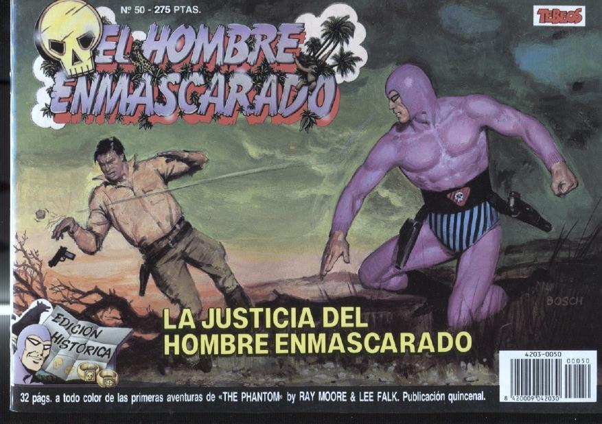 Ediciones B: El hombre enmascarado (The Phantom) numero 50: La justicia del hombre enmascarado