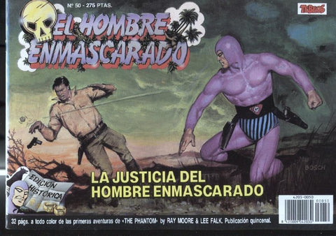 Ediciones B: El hombre enmascarado (The Phantom) numero 50: La justicia del hombre enmascarado