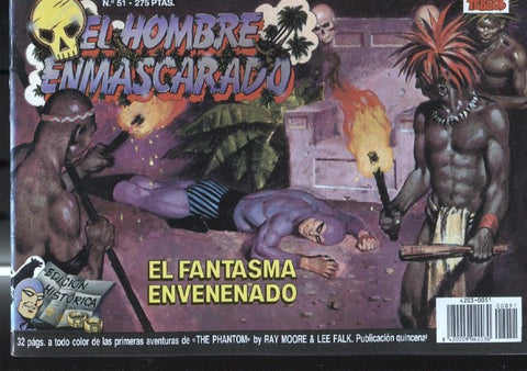 Ediciones B: El hombre enmascarado (The Phantom) numero 51: El fantasma envenenado