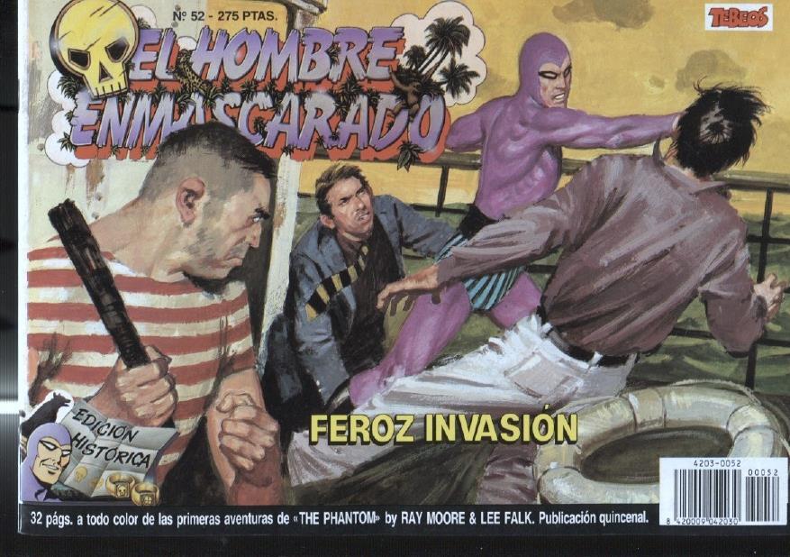 Ediciones B: El hombre enmascarado (The Phantom) numero 52: Feroz invasion