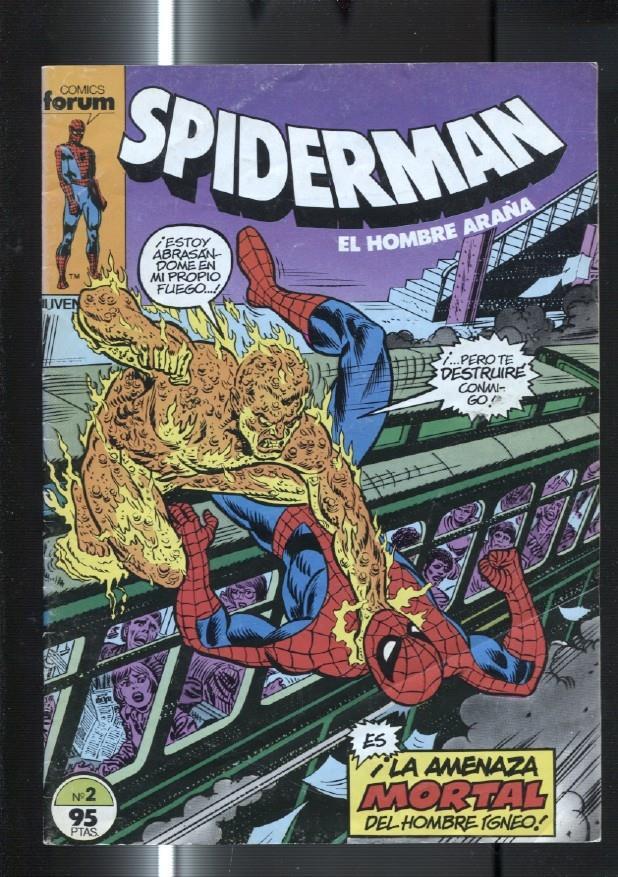 Planeta: Spiderman volumen 1 numero 002: La amenaza del hombre igneo