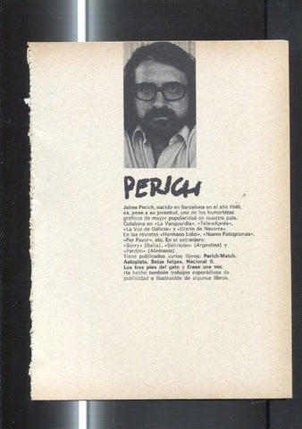 Perich: juego de 31 paginas con chistes