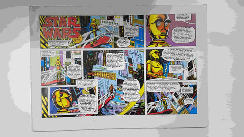 Comic: Star Wars. ANAF (1987), S.G. dal 12-3-1979 al 16-2-1980 - T.D. dal 11-3-1979 al 17-2-1980. Numero speciale de il Fumeto