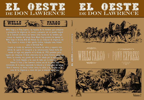 Los Archivos de El Boletin volumen 151: Don Lawrence: Pony Express-Wells Fargo