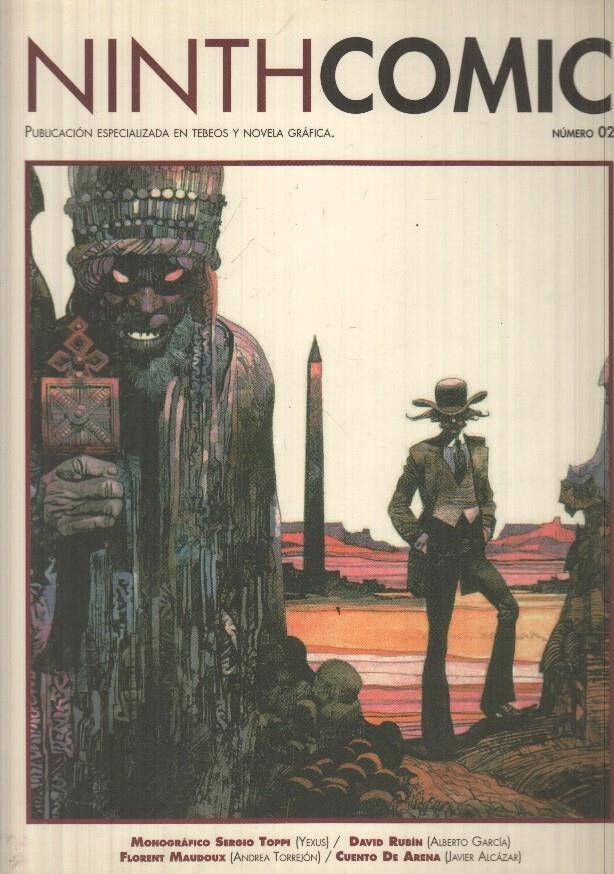 NinthComic numero 02 Monografico Sergio Toppi-David Rubín-Florent Maudoux-Cuento de arena