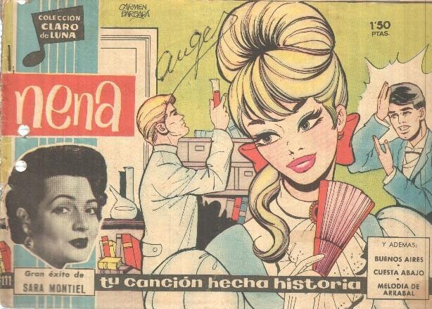 Claro de Luna numero 111: Nena (Sara Montiel) (numerado 1 en trasera)