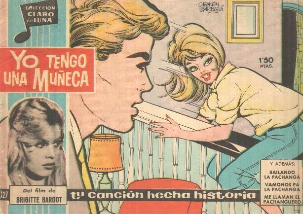Claro de Luna numero 127: Yo tengo una muñeca (Brigitte Bardot) (numerada 4 en trasera)