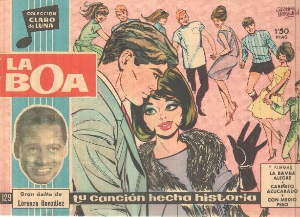 Claro de Luna numero 129: La boa (Lorenzo Gonzalez) (numerado 2 en trasera)