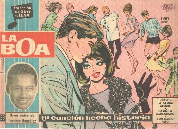 Claro de Luna numero 129: La boa (Lorenzo Gonzalez) (numerado 3 en trasera)