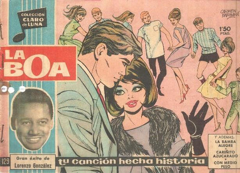 Claro de Luna numero 129: La boa (Lorenzo Gonzalez) (numerado 4 en trasera)