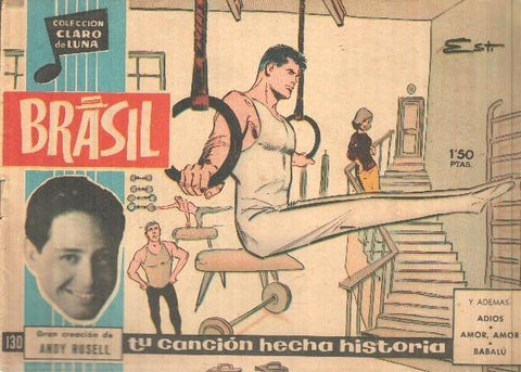 Claro de Luna numero 130: Brasil (Andy Rusell) (numerado 2 en trasera)