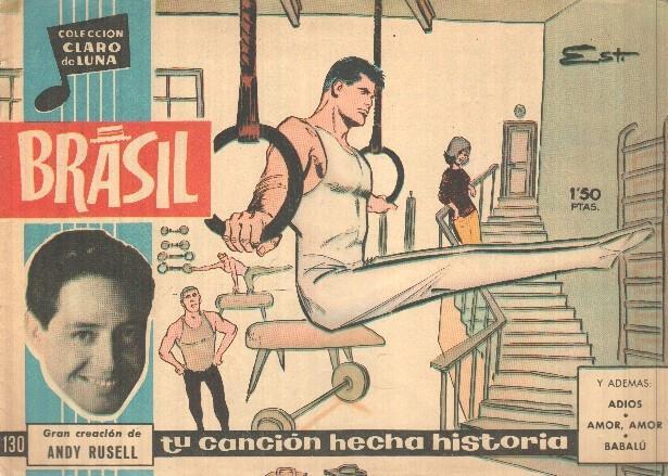 Claro de Luna numero 130: Brasil (Andy Rusell) (numerado 3 en trasera)