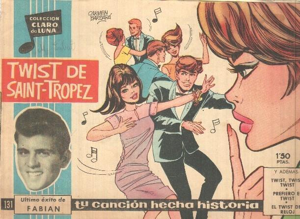 Claro de Luna numero 131: Twist de Saint Tropez (Fabian) (numerado 2 en trasera)