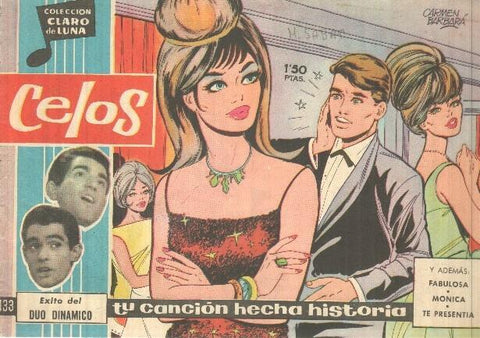 Claro de Luna numero 133: Celos (Duo Dinamico) (numerado 2 en trasera)
