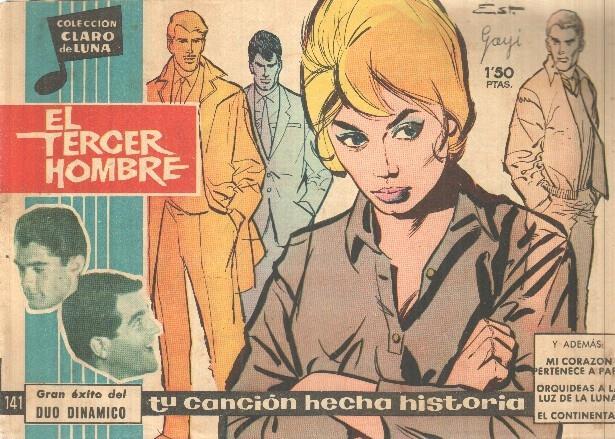 Claro de Luna numero 141: El tercer hombre (Duo Dinamico) (numerado 2 en trasera)