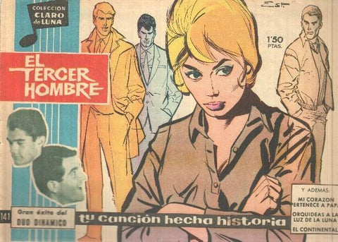 Claro de Luna numero 141: El tercer hombre (Duo Dinamico) (numerado 3 en trasera)