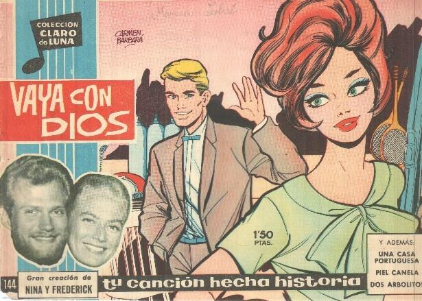Claro de Luna numero 144: Vaya con Dios (Nina y frederick) (numerado 2 en trasera)