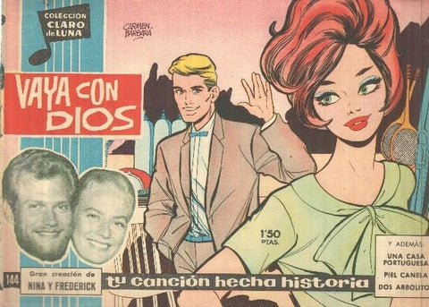 Claro de Luna numero 144: Vaya con Dios (Nina y frederick) (numerado 3 en trasera)