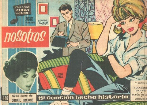 Claro de Luna numero 146: Nosotros (Connie Francis) (numerado 3 en trasera)