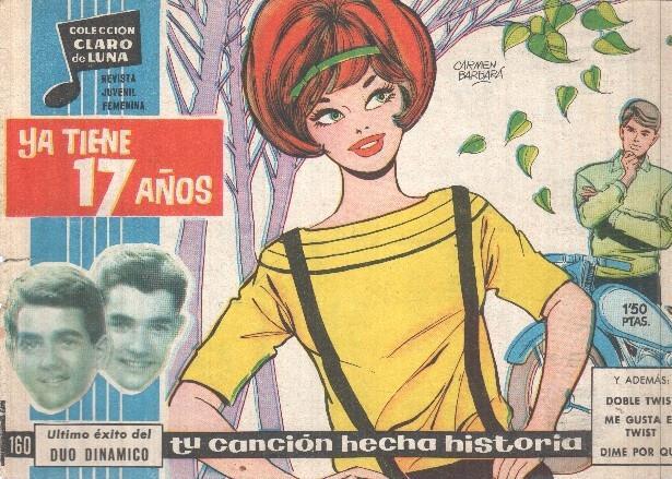Claro de Luna numero 160: Ya tiene 17 años (Duo Dinamico) (numerada 2 en trasera)