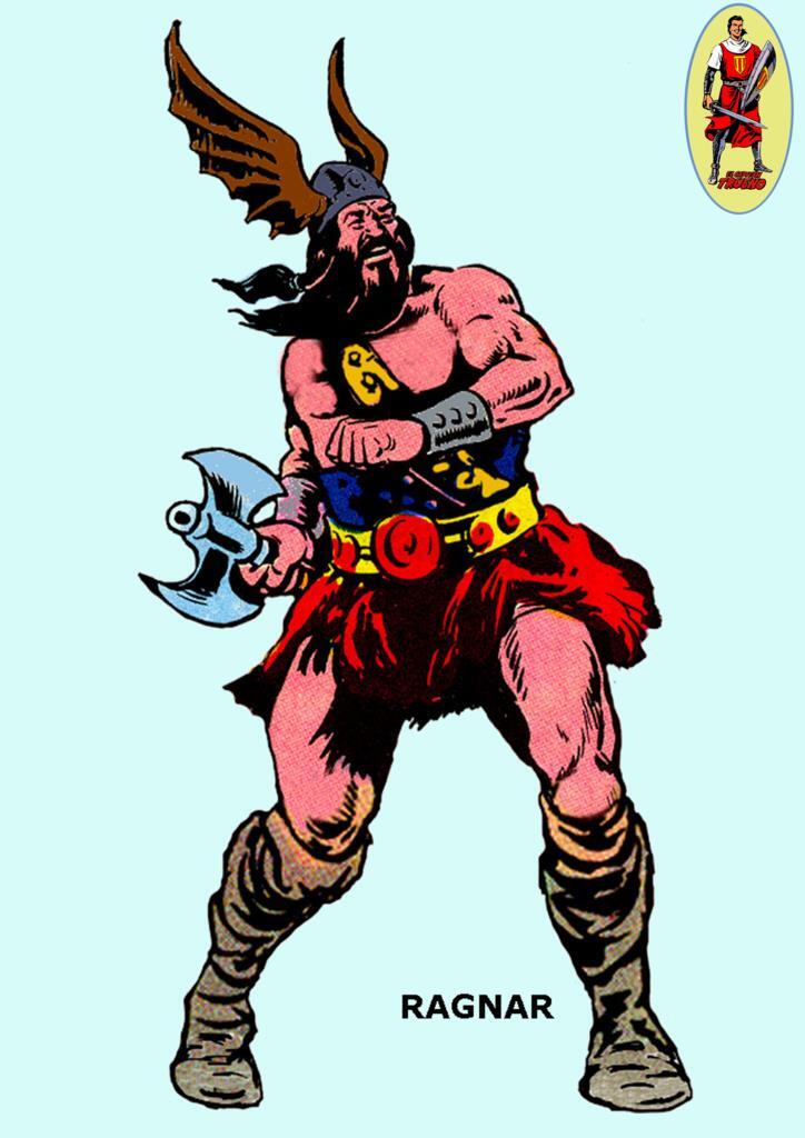 Poster DIN 4 numero 0522: El Capitan Trueno: Ragnar