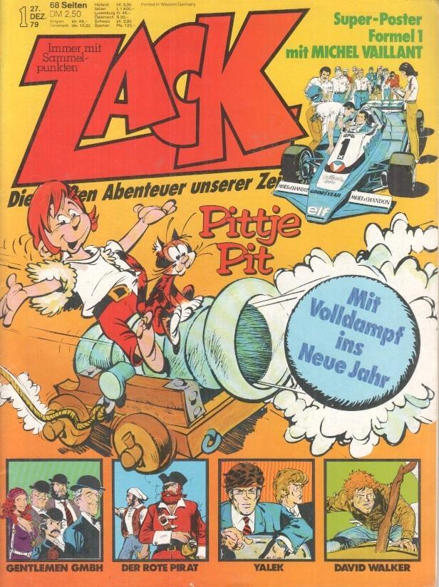 Zack numero 01 año 1979 (ALEMAN)