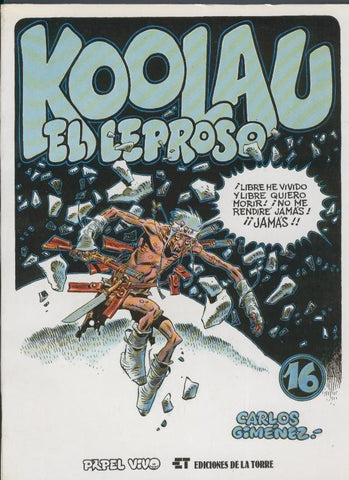 Carlos Gimenez: Papel Vivo volumen 16: Koolau el leproso