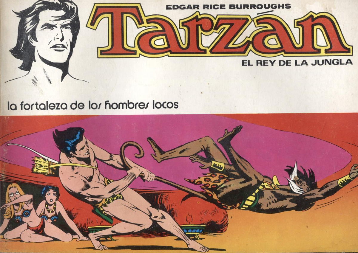 Russ Manning: Novaro: Tarzan el rey de la jungla numero 5: La fortaleza de los hombres locos