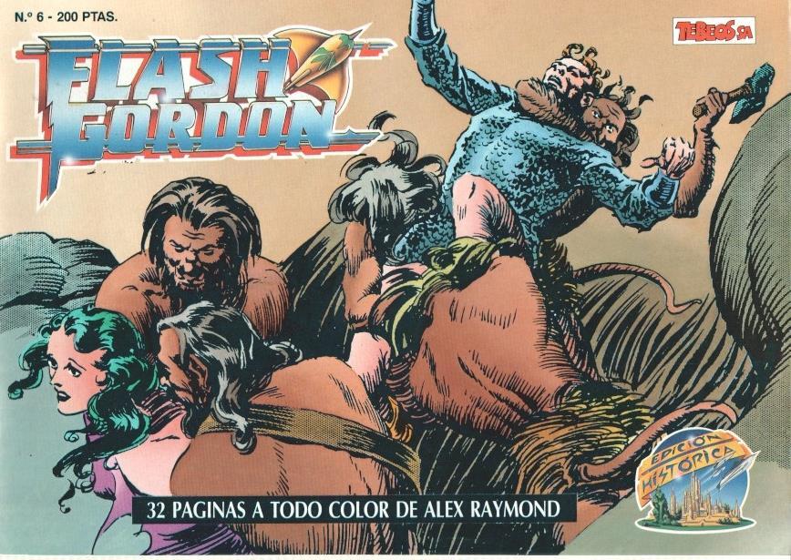 Edic. B: Flash Gordon numero 06: tiras 13.12.1936 al 18.7.1937