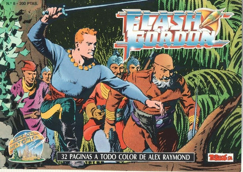 Edic. B: Flash Gordon numero 08: tiras 6.3.1938 al 9.10.1938