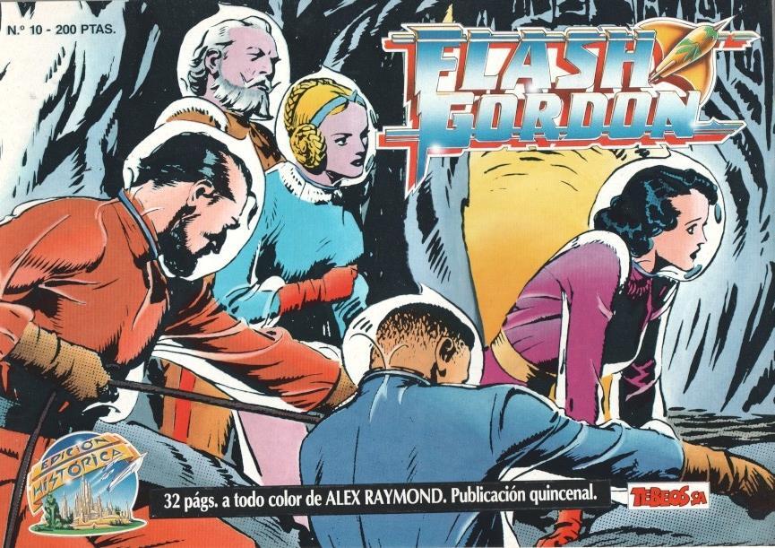 Edic. B: Flash Gordon numero 10: tiras 28.5.1939 al 31.12.1939
