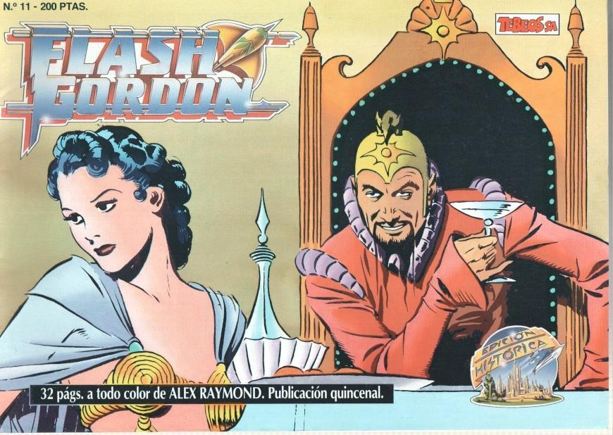 Edic. B: Flash Gordon numero 11: tiras 7.1.1940 al 11.8.1940