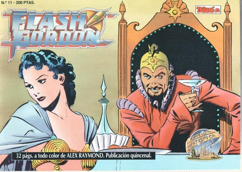 Edic. B: Flash Gordon numero 11: tiras 7.1.1940 al 11.8.1940