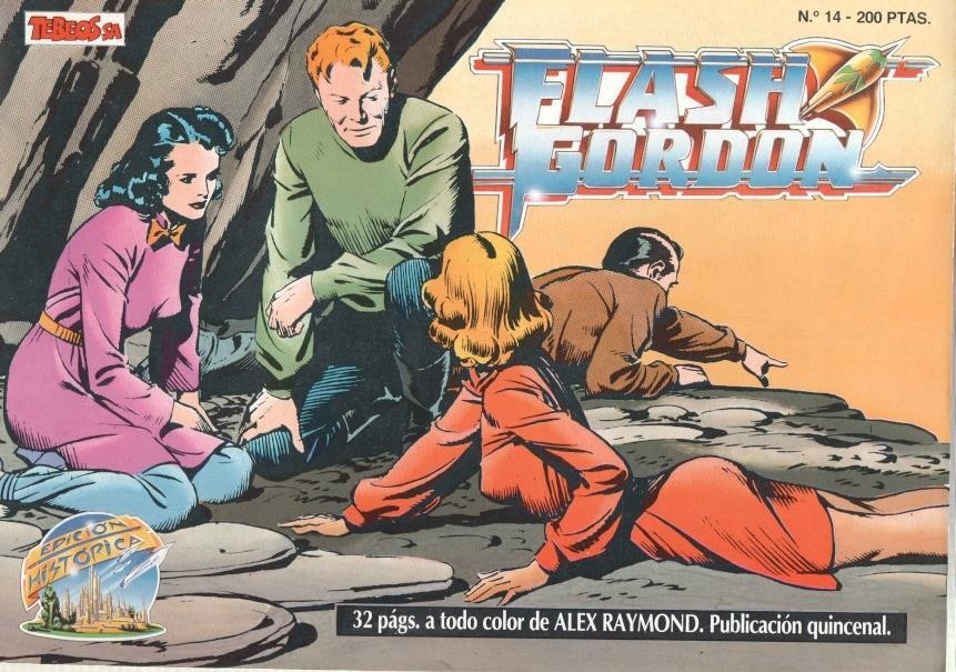 Edic. B: Flash Gordon numero 14: tiras 9.11.1941 al 14.6.1942