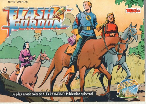 Edic. B: Flash Gordon numero 15: tiras 21.6.1942 al 24.1.1943