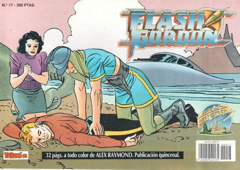 Edic. B: Flash Gordon numero 17: tiras 12.9.1943 al 16.4.1944