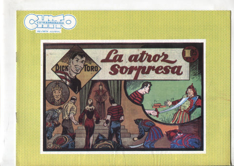 Facsimil: Dick Toro numero 42: La atroz sorpresa, trasera dibujo baile:: Ball del Ram