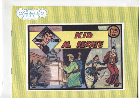 Facsimil: Dick Toro numero 46: Kid al rescate, trasera dibujo baile: Ball del Ram