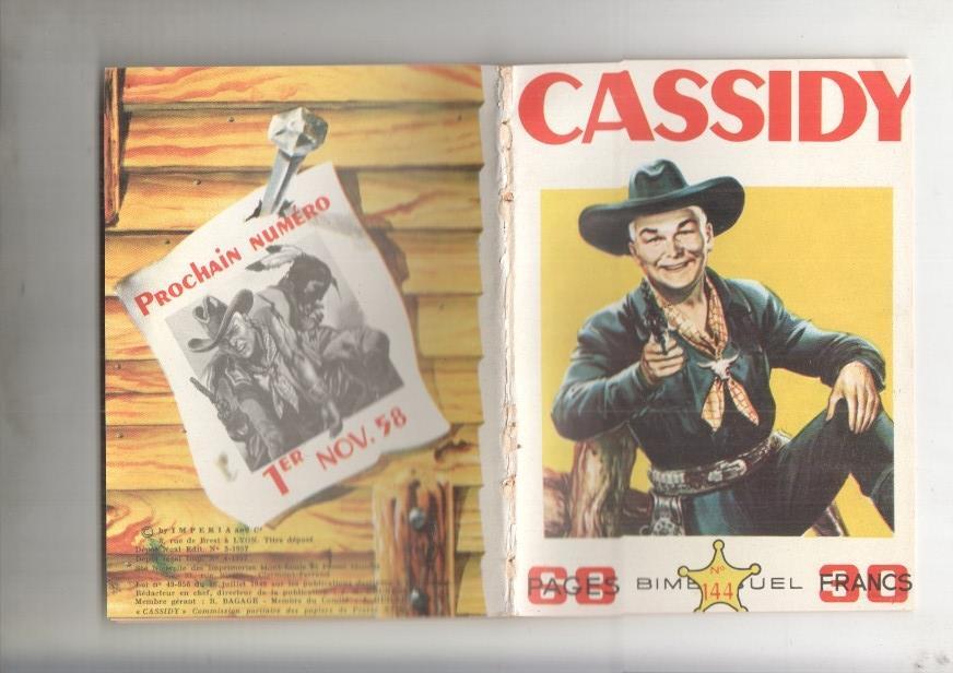 Cassidy numero 144: Hopalong Cassidy: Le poignard a double tranchat