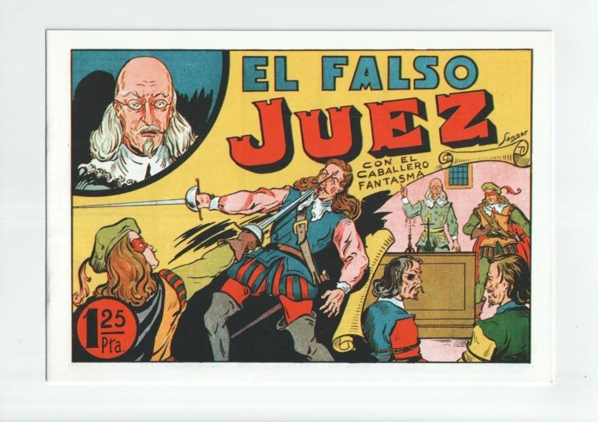 Facsimil: El Caballero Fantasma de Sangar numero 08: El falso juez