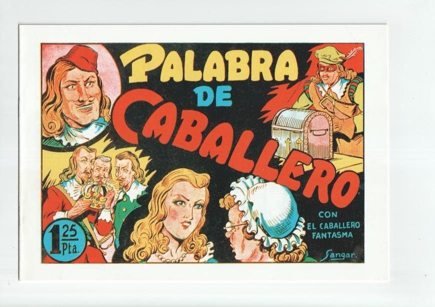 Facsimil: El Caballero Fantasma de Sangar numero 02: Palabra de caballero