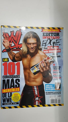 Revista lucha libre: WWE Magazine año III num 27, mayo 2010. Poster de Triple H, Entrevistas exclusivas a John Cena, Triple H, Rey Misterio y The Miz