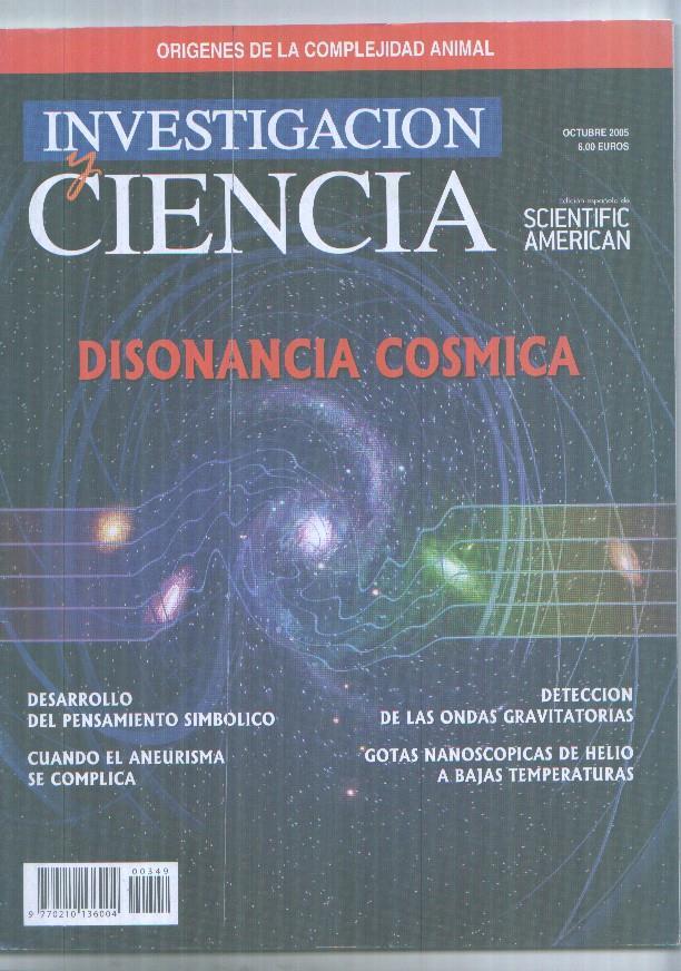 Investigacion y Ciencia numero 349: Disonancia cosmica