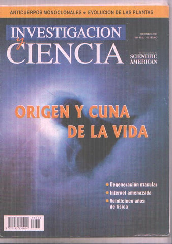 Investigacion y Ciencia numero 303: Origen y cuna de la vida